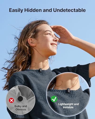 BOYA mini 2 Wireless Lavalier Microphones iPhone 15/16/17 Android, AI Noise Cancellation, 30H (3)
