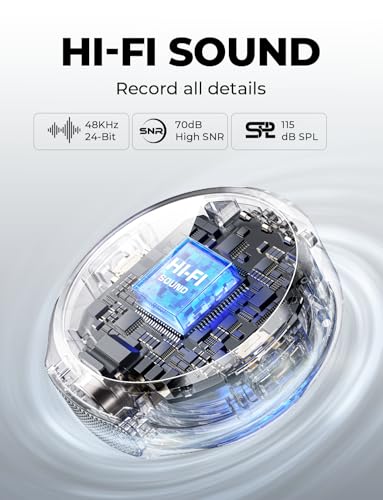 Hollyland Lark M2 Wireless Microphone iPhone15/16/17&Android, USB C Mini Lapel 1000ft (2)