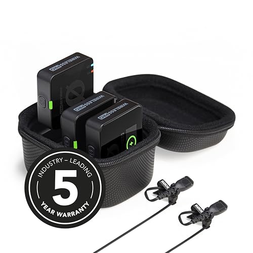 RØDE Wireless PRO Compact Microphone System Timecode, 32-bit Float Recording, 2 Lavalier (2)