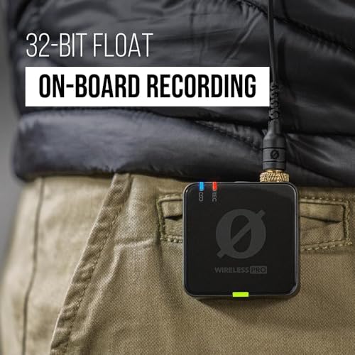 RØDE Wireless PRO Compact Microphone System Timecode, 32-bit Float Recording, 2 Lavalier (4)