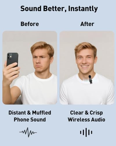 USB C Lavalier Microphone Wireless Mini Mic Type-C Android Phone/Tablet/PC Video Recording Mics (2)