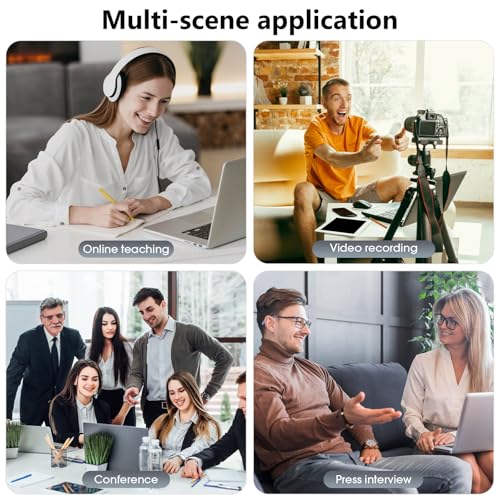 wireless lavalier microphone, suitable iPhone/Android phones/cameras/computers/four (4)