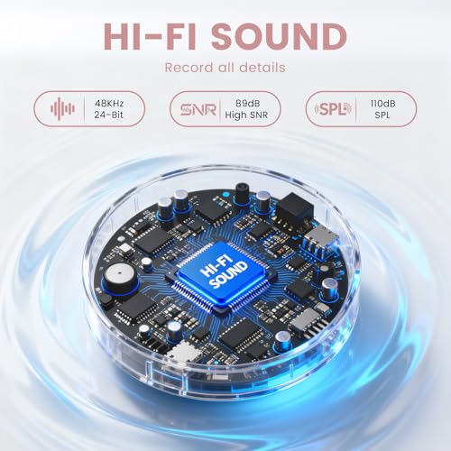 Wireless Lavalier Microphones iPhone/Android/iPad, Mini Noise Reduction, 2.4GHz, (5)